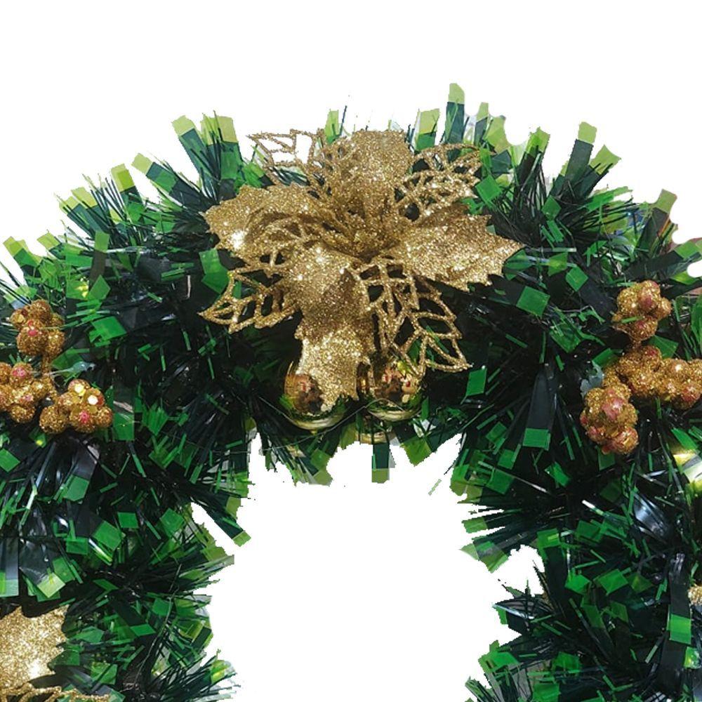 Adorno Navideño Corona Navidad Adorno Puerta 35 Cms Diseño 2-2