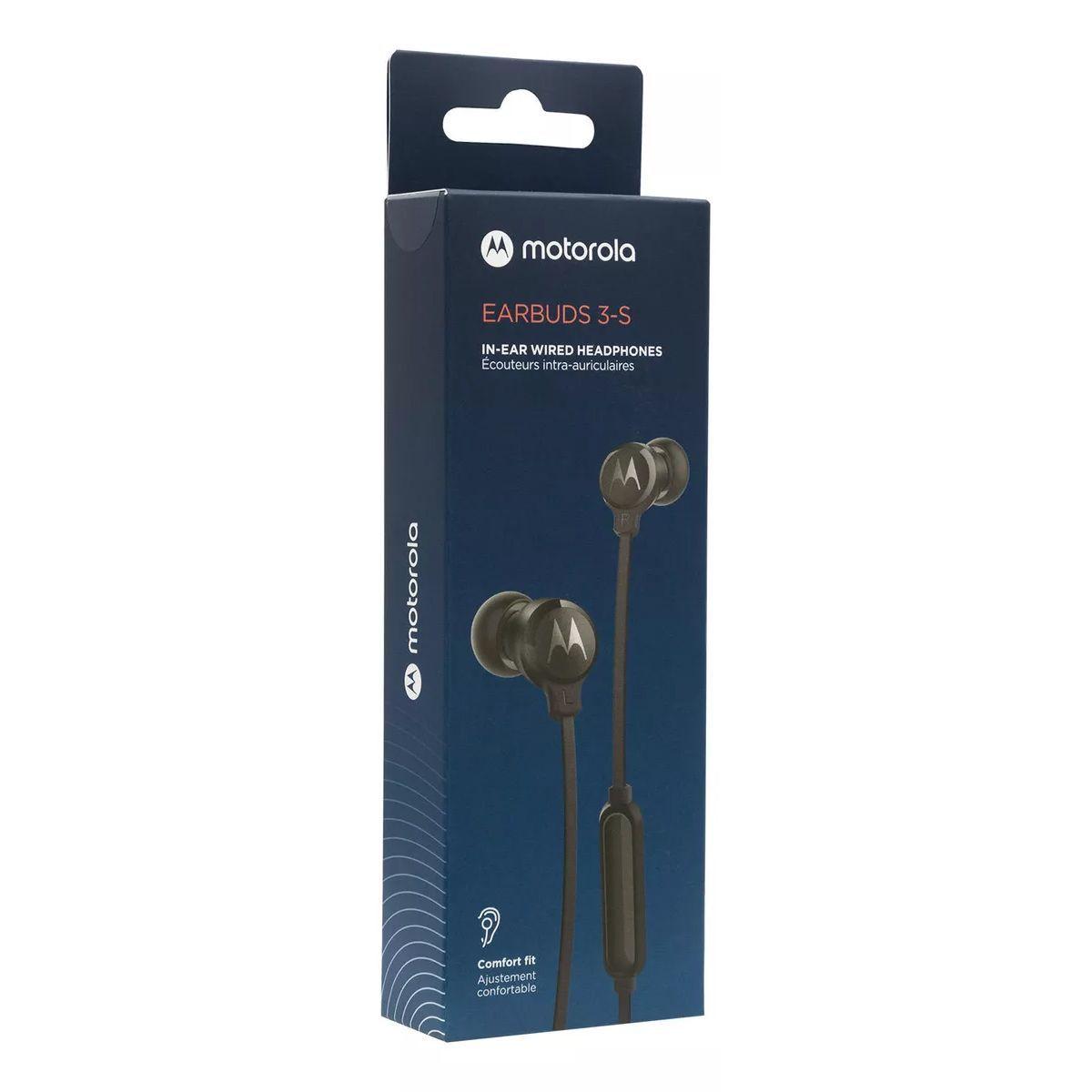 Earbuds3-s Audifono Moto M/libres Negro-3