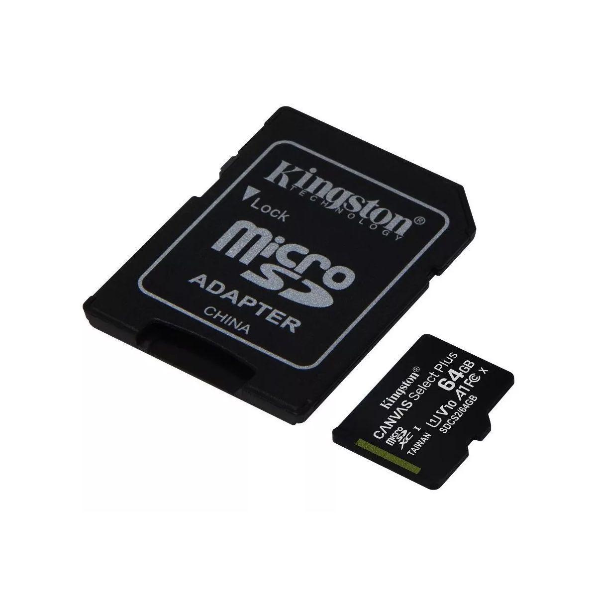 Tarjeta De Memoria Kingston Sdcs2 Canvas Select Plus Sd 64gb-2