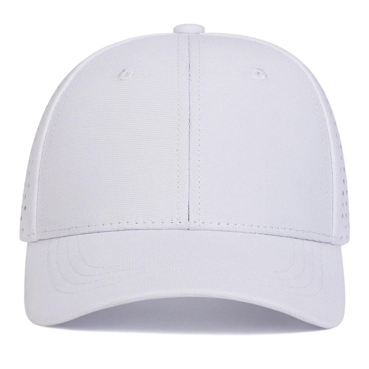 Gorras De Red De Béisbol Unisex Blanco-2