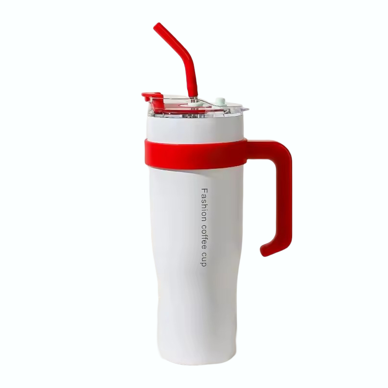 Vaso Térmico Mug De Acero Inoxidable 1.2 L Con Frio Y Calor Blanco-2