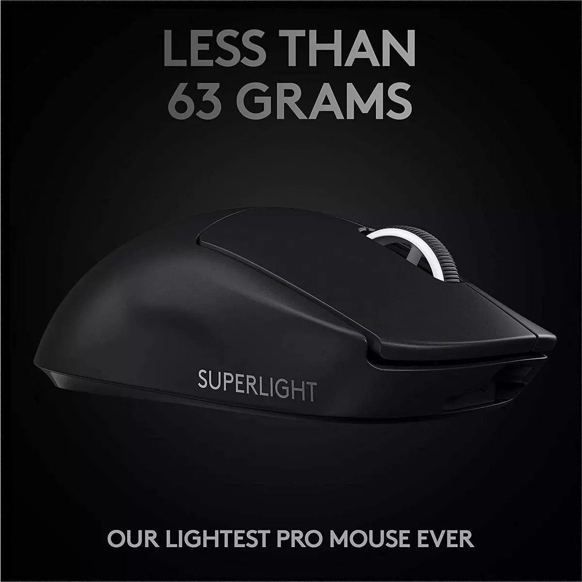 Mouse Gamer Inalambrico Logitech G Pro X Superlight Negro-3