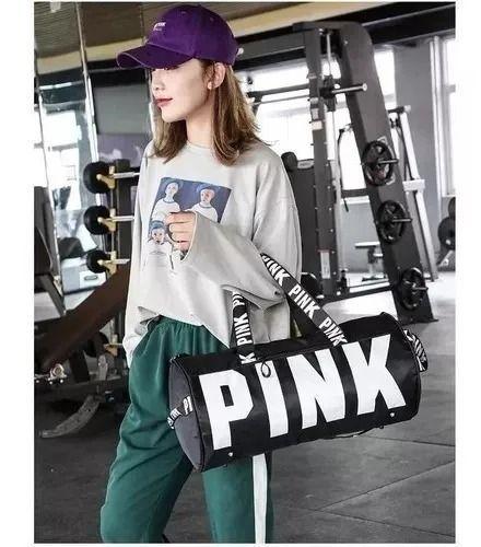 Bolso De Gimnasio Viaje Moda Negro-1