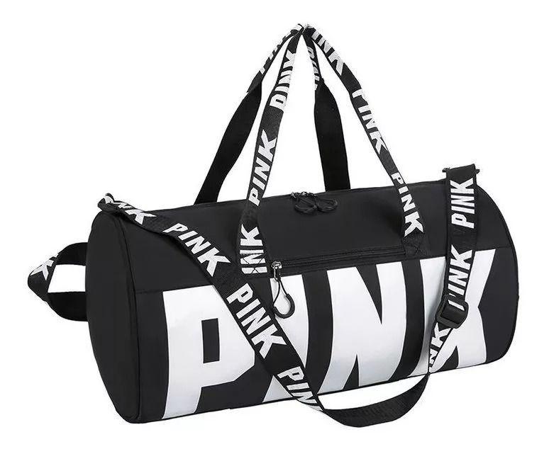 Bolso De Gimnasio Viaje Moda Negro-2
