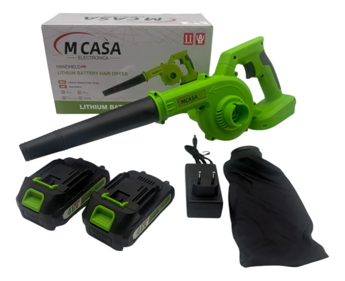 Soplador Inal mbrico Profesional Para Limpieza Jardin Verde Verde Lima-2