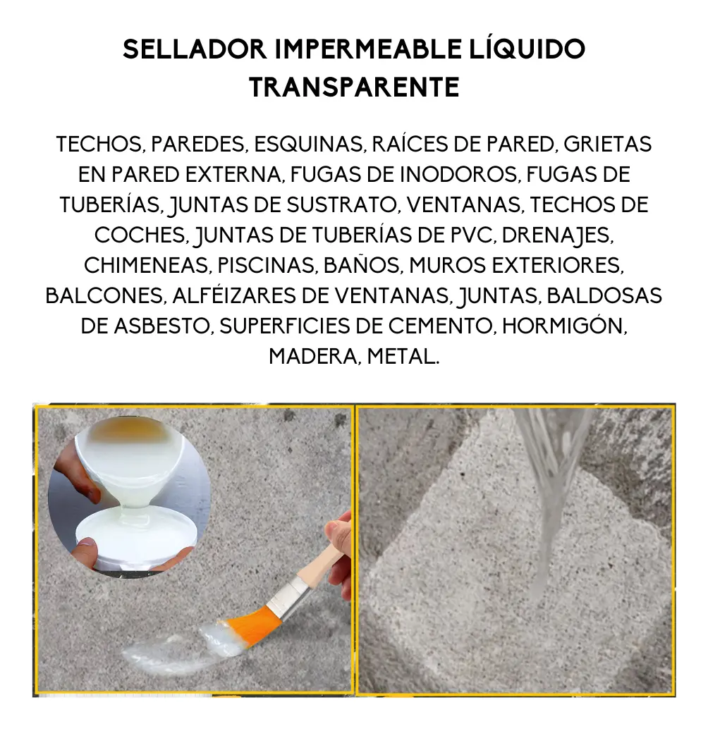 Tapagotera L quido 1 Kg Sellante Impermeabilizante Techo-4
