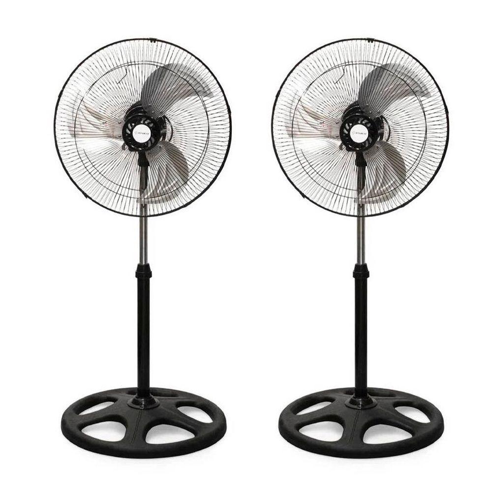 Pack 2 Ventilador Industrial Metalico 18 Pulgadas 3 Aspas-0