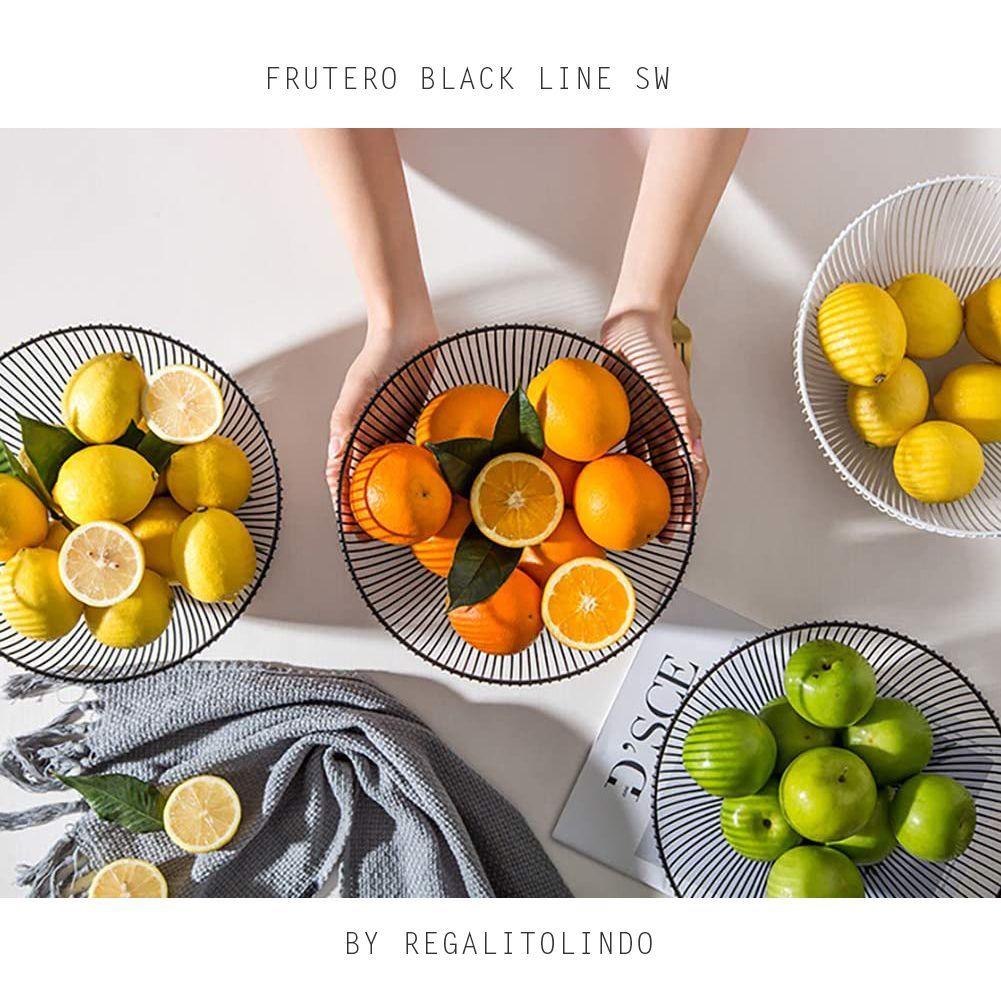 Frutero Black Line -  Metal Negro Mate LW-2