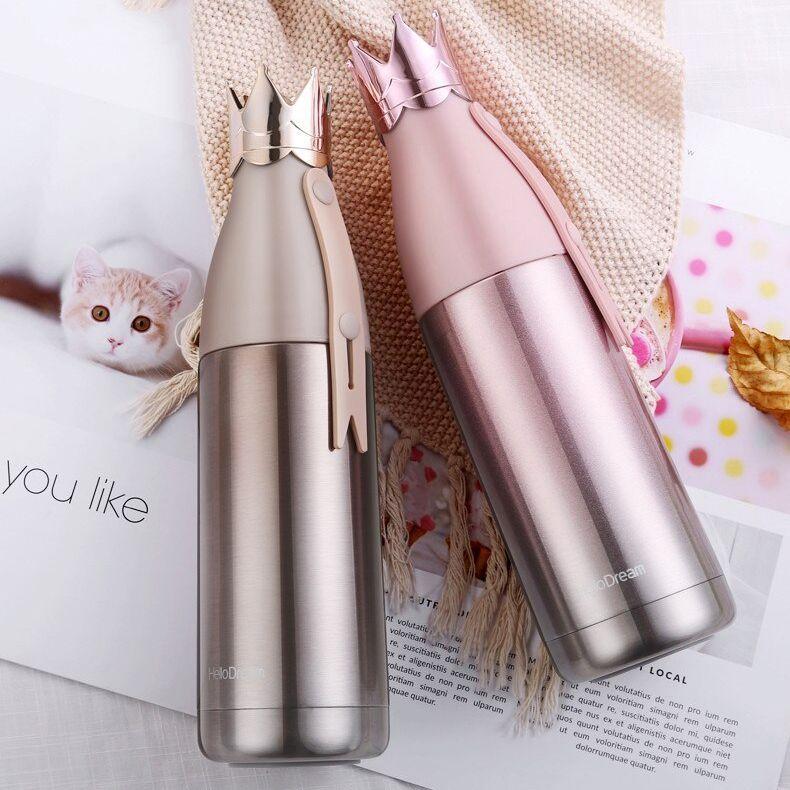 Termo Queen Doble Capa Acero Frío/Calor 240 ml-2