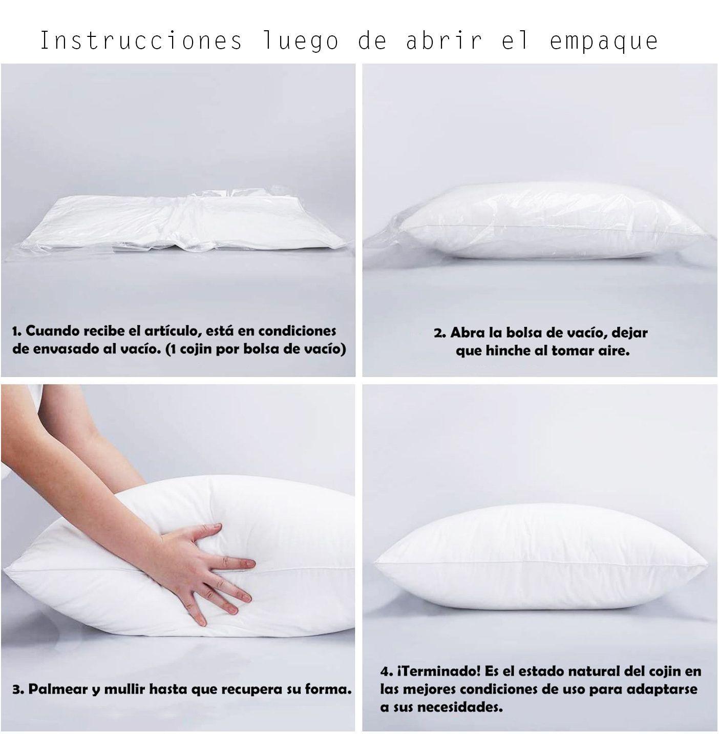 4X Relleno De Cojín 45X45 Cms Extra Relleno-3