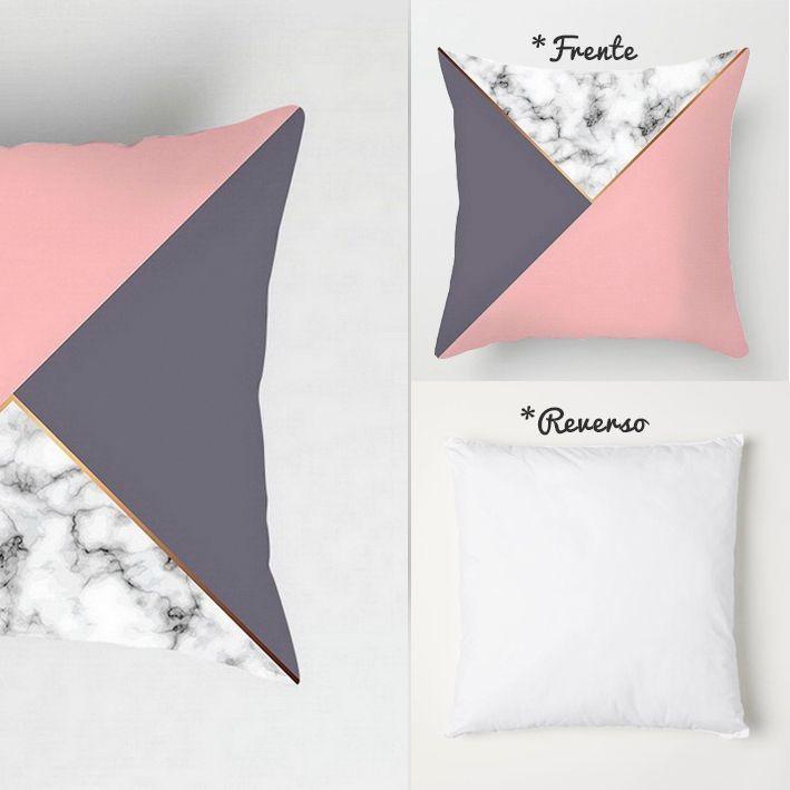 Cojín Diseño Geométrico ROSA 45x45 cms-1