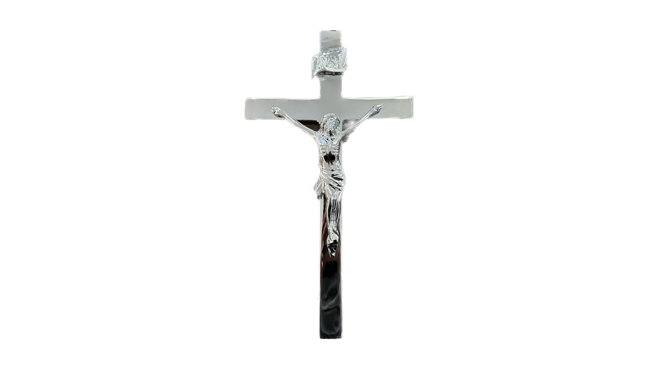 crucifijo cromado 34 cm-1