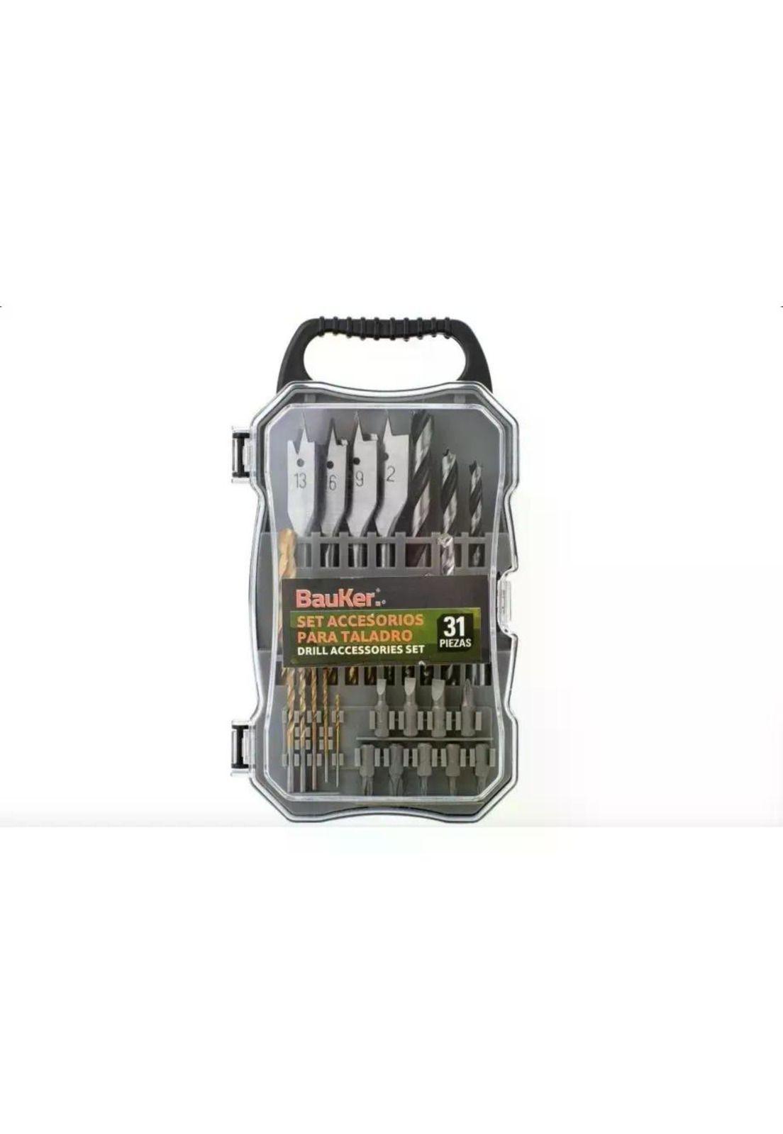 Set De Brocas Y Accesorios 31 Unidades Bauker-0