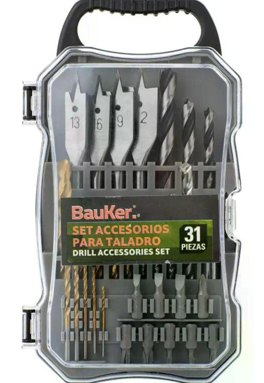 Set De Brocas Y Accesorios 31 Unidades Bauker-6