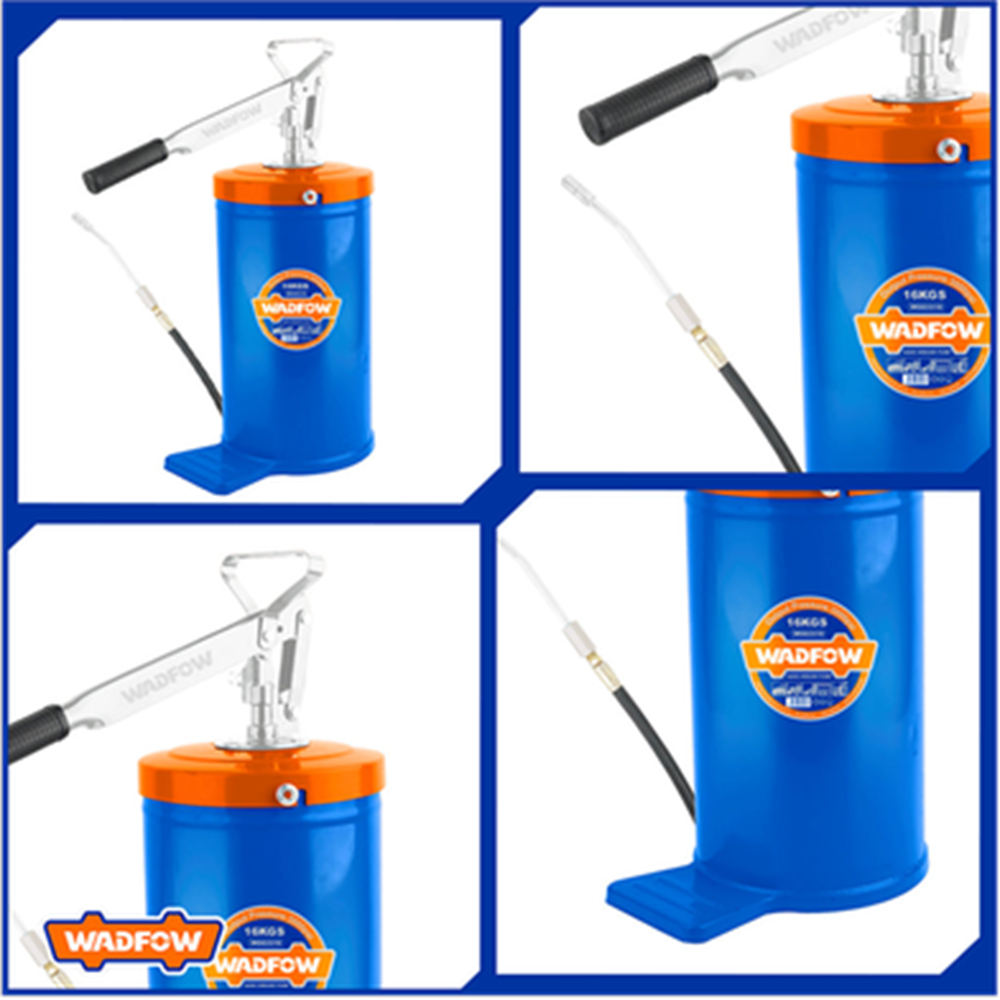 Lubricador De Grasa Manual 16 Kg Wadfow Engrasadora Manivela-2