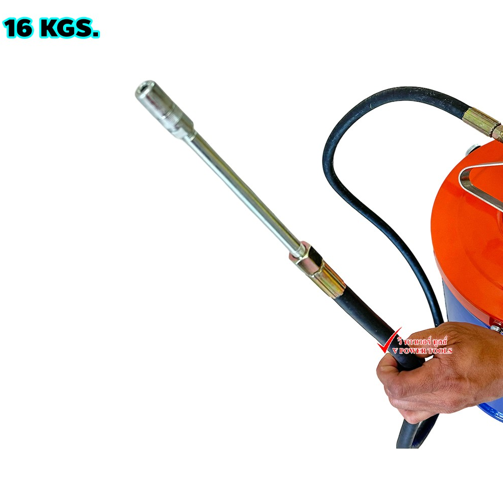 Lubricador De Grasa Manual 16 Kg Wadfow Engrasadora Manivela-5