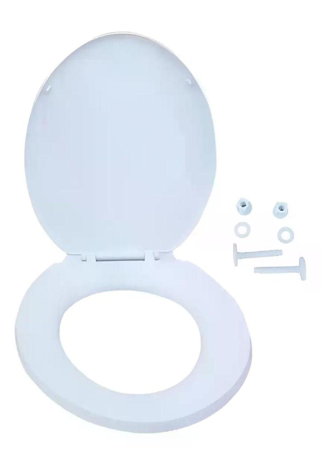 Asiento Y Tapa Para Wc Colomba Color Blanco Blanco-0