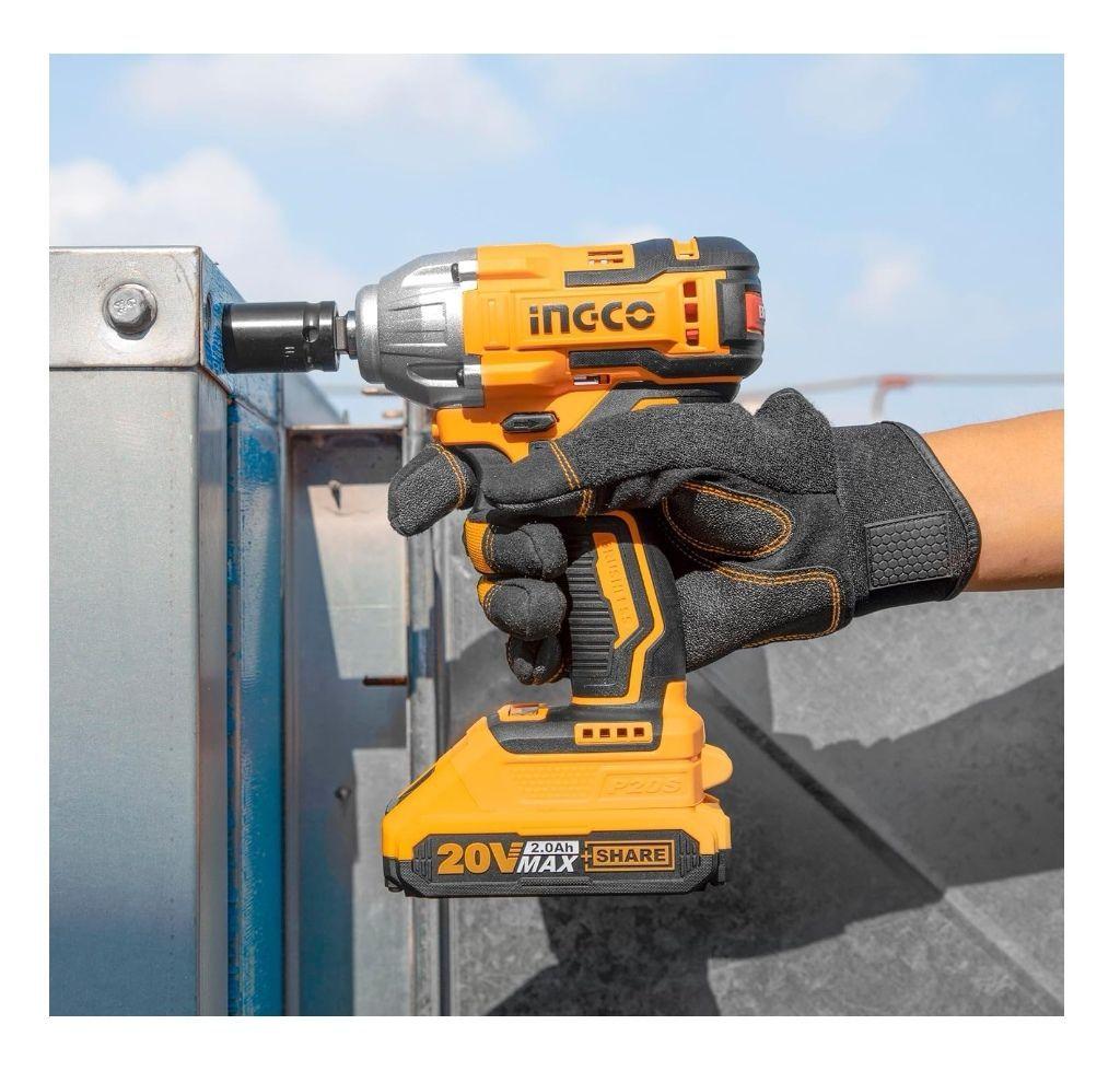 Llave Pistola De Impacto Ingco Bl 1/2 20v 300nm  Ciwli2038-5