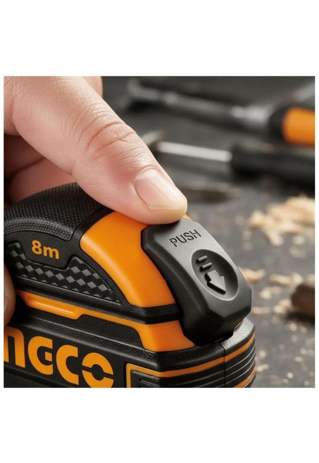 Huincha De Medir Cinta Metrica 25mmx 8m Ingco HSMT08825-4