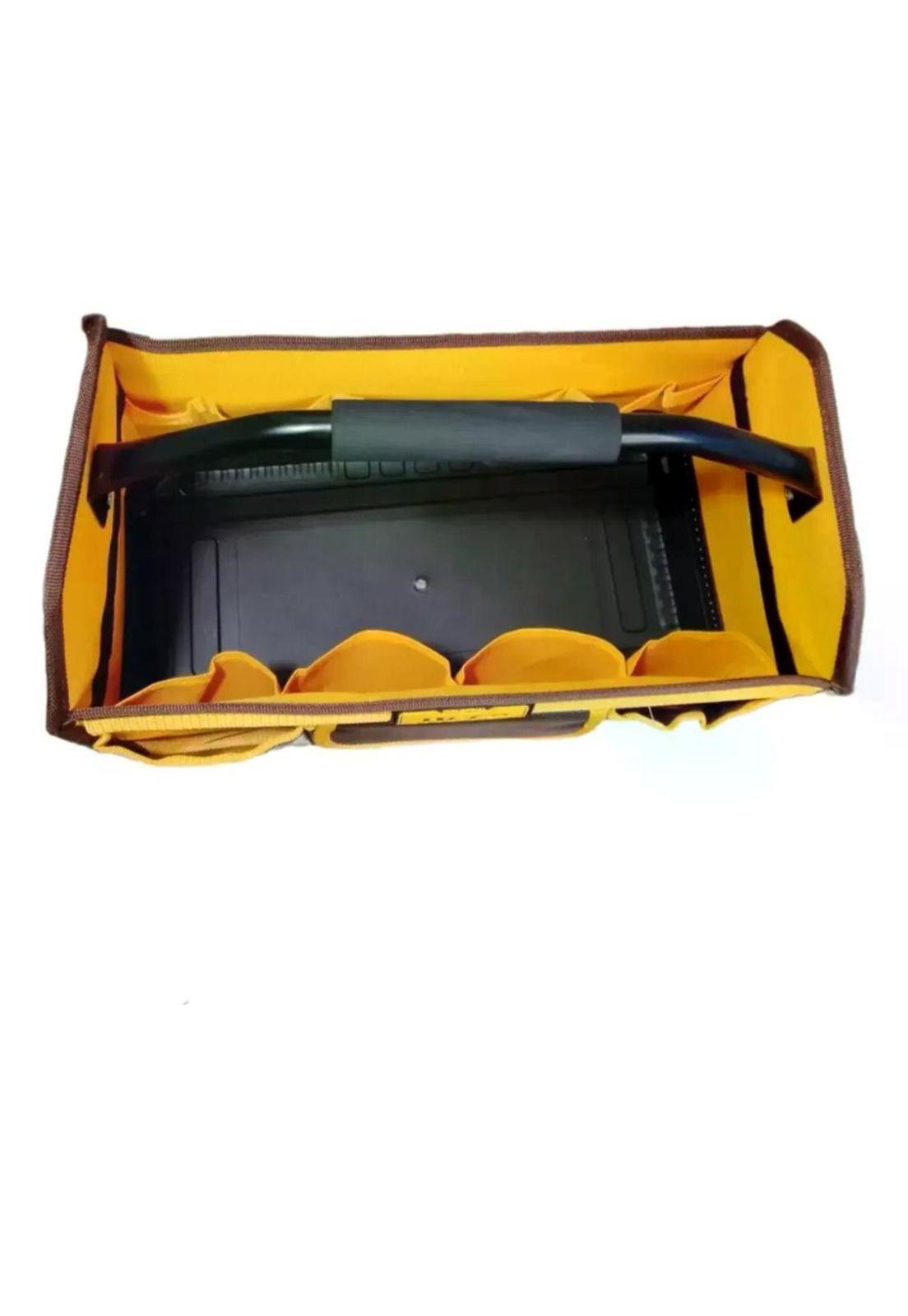 Bolso Herramientas Industrial Ingco 7 Bolsillos 16 P Htbgl04 Amarillo-4