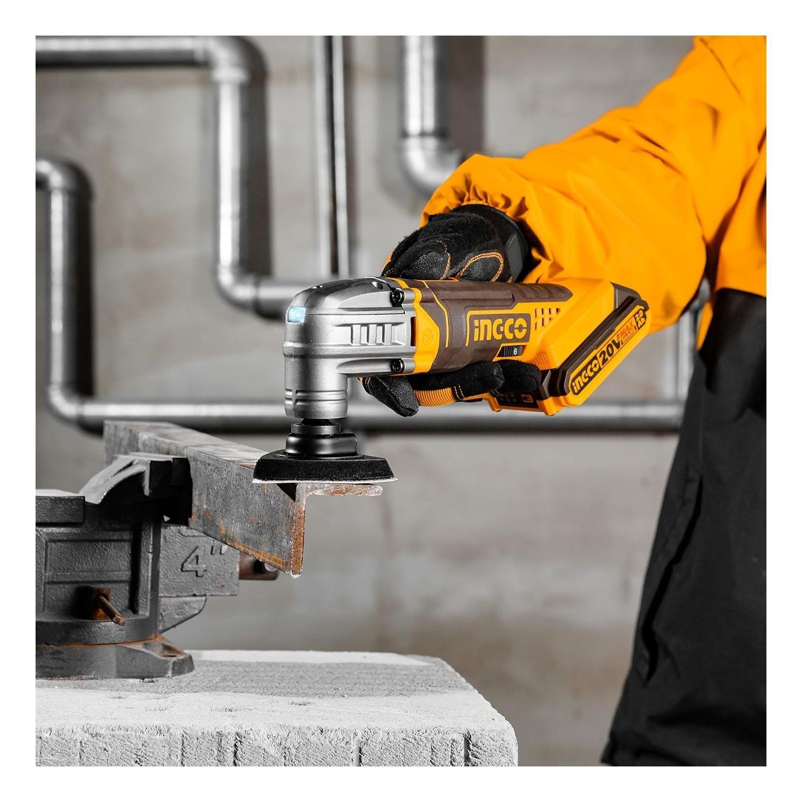 Multicortadora Multiuso Ingco 20v + Bat + Carg Cmli20228-7