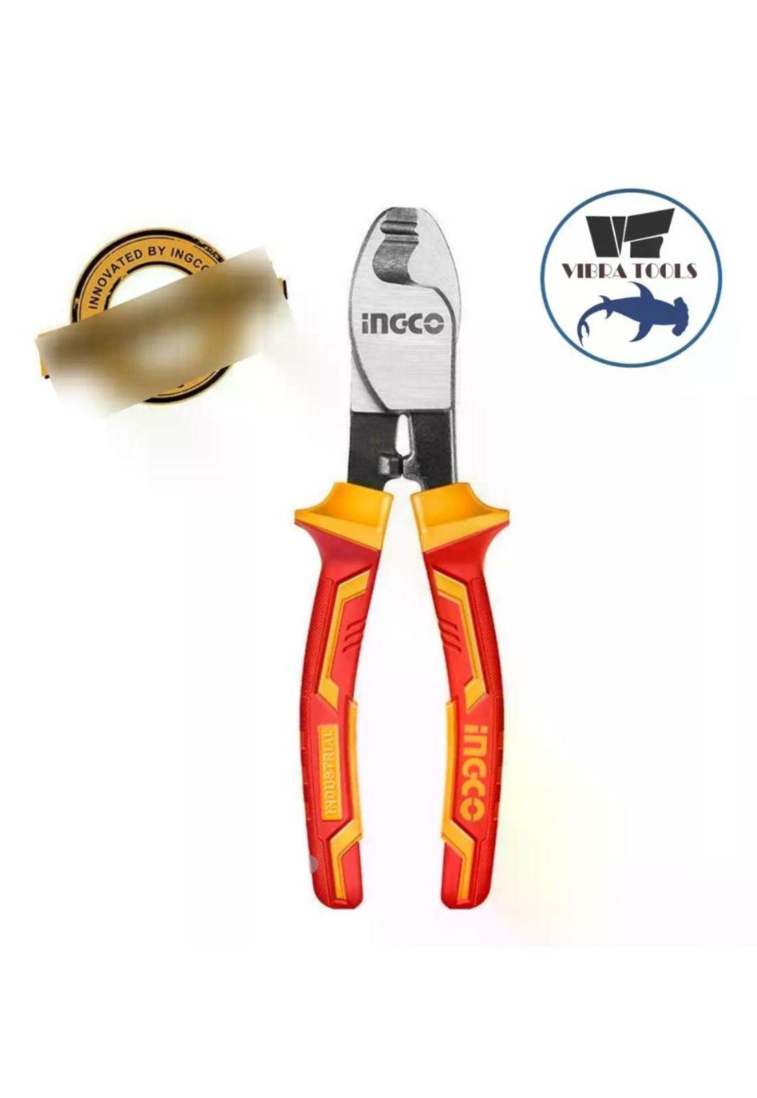 Alicate Corta Cable Aislado 1000v 6 Pulgadas 160mm Ingco Color Amarillo Y Rojo-1