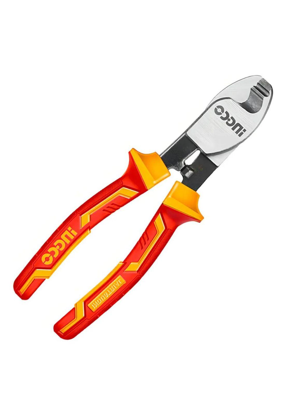 Alicate Corta Cable Aislado 1000v 6 Pulgadas 160mm Ingco Color Amarillo Y Rojo-5
