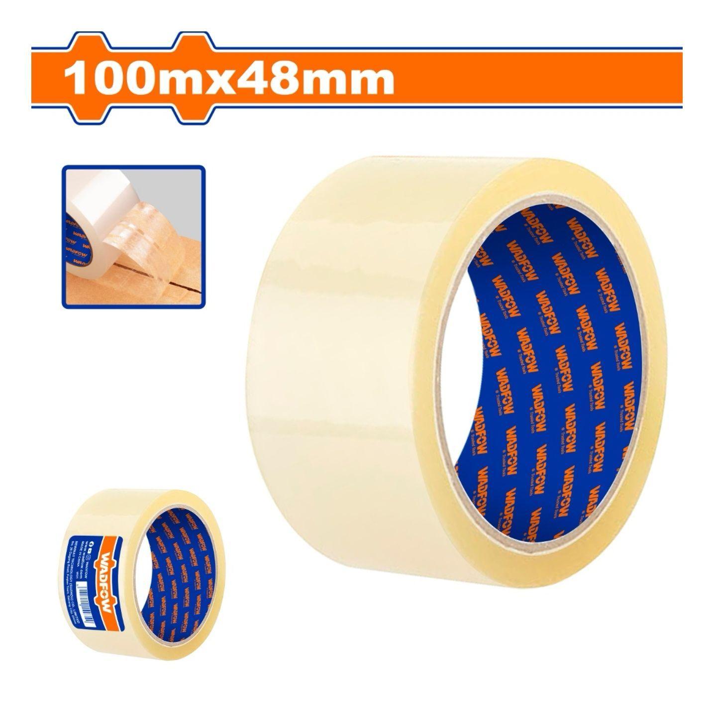 Pack 6 Cinta Adhesiva De Embalaje 48 Mm 100 M Transp Wadfow -2
