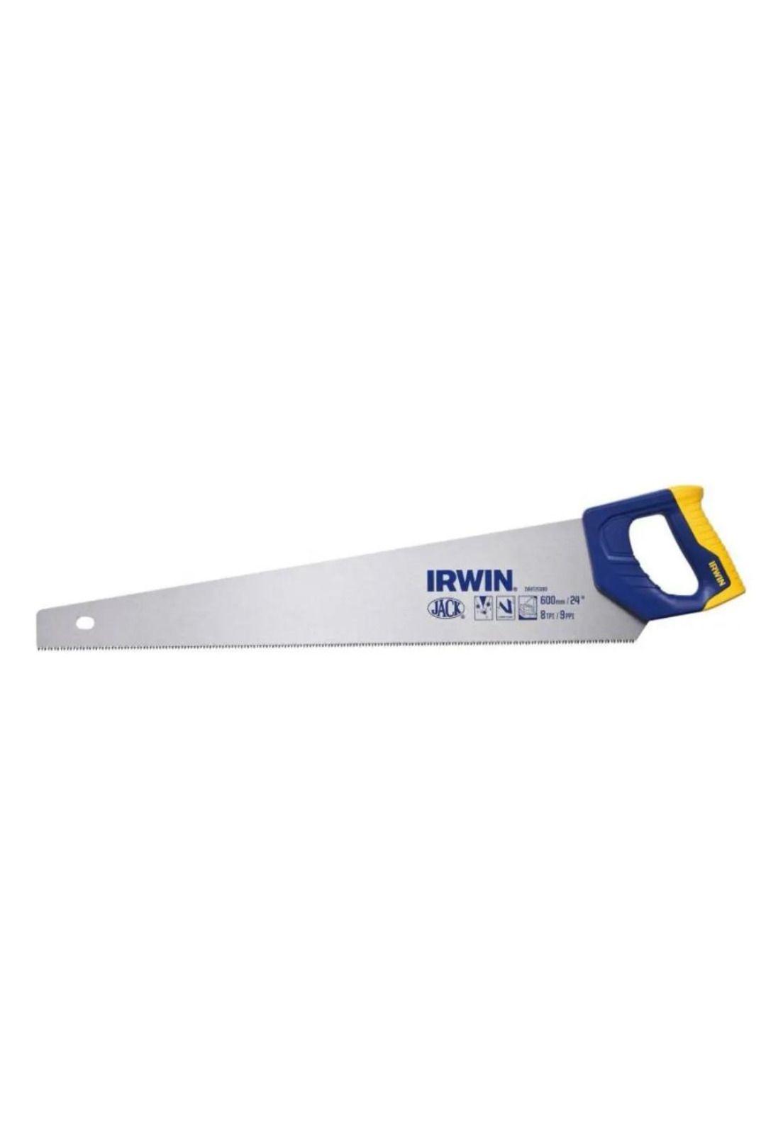 Serrucho 24' Mango Bi Mat. Profesional Irwin Iwht20380-la - Plateado Azul Y Amarillo-0
