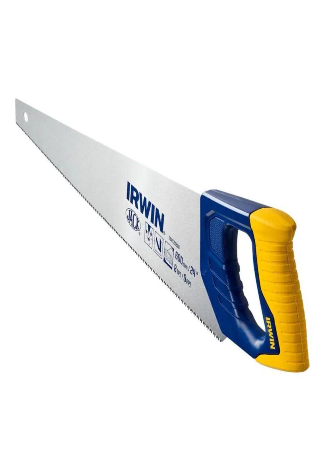 Serrucho 24' Mango Bi Mat. Profesional Irwin Iwht20380-la - Plateado Azul Y Amarillo-2
