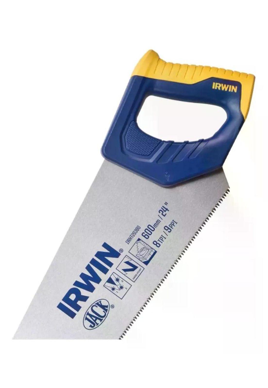 Serrucho 24' Mango Bi Mat. Profesional Irwin Iwht20380-la - Plateado Azul Y Amarillo-3