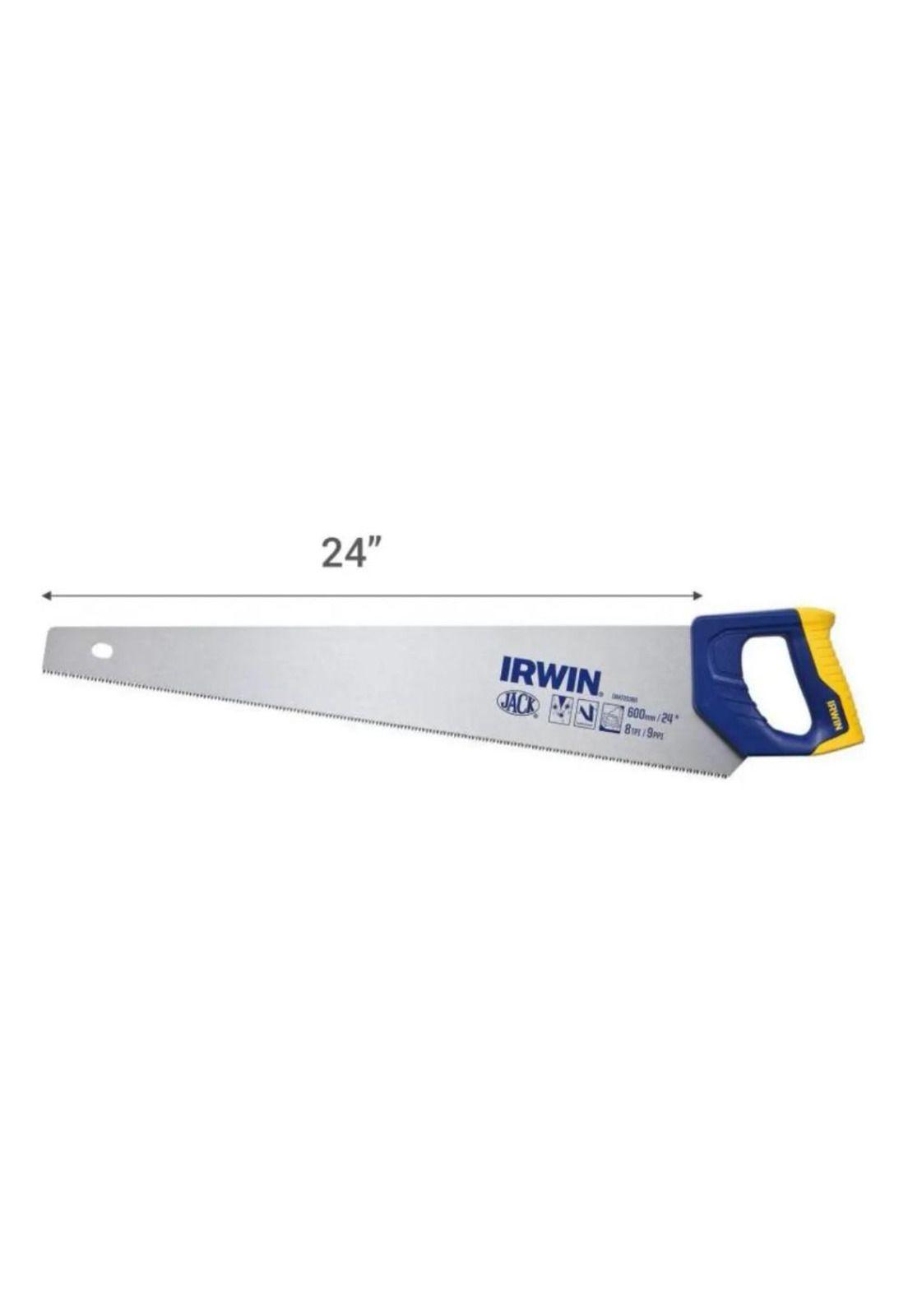 Serrucho 24' Mango Bi Mat. Profesional Irwin Iwht20380-la - Plateado Azul Y Amarillo-4