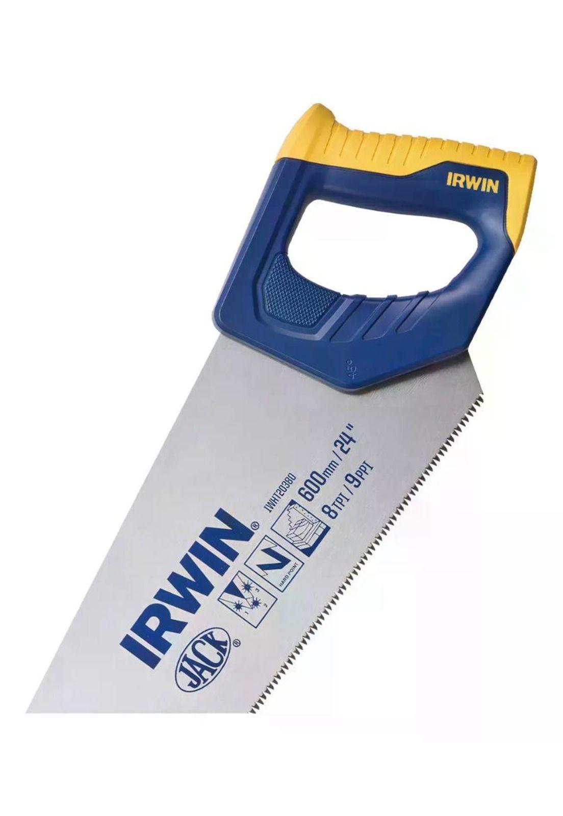 Serrucho 24' Mango Bi Mat. Profesional Irwin Iwht20380-la - Plateado Azul Y Amarillo-9