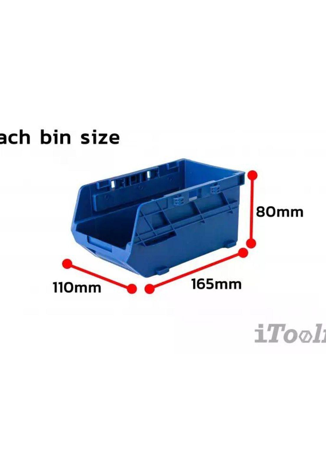 Gavetero Organizador Plastico 9 Cajones Cajonera Azul Azul-2