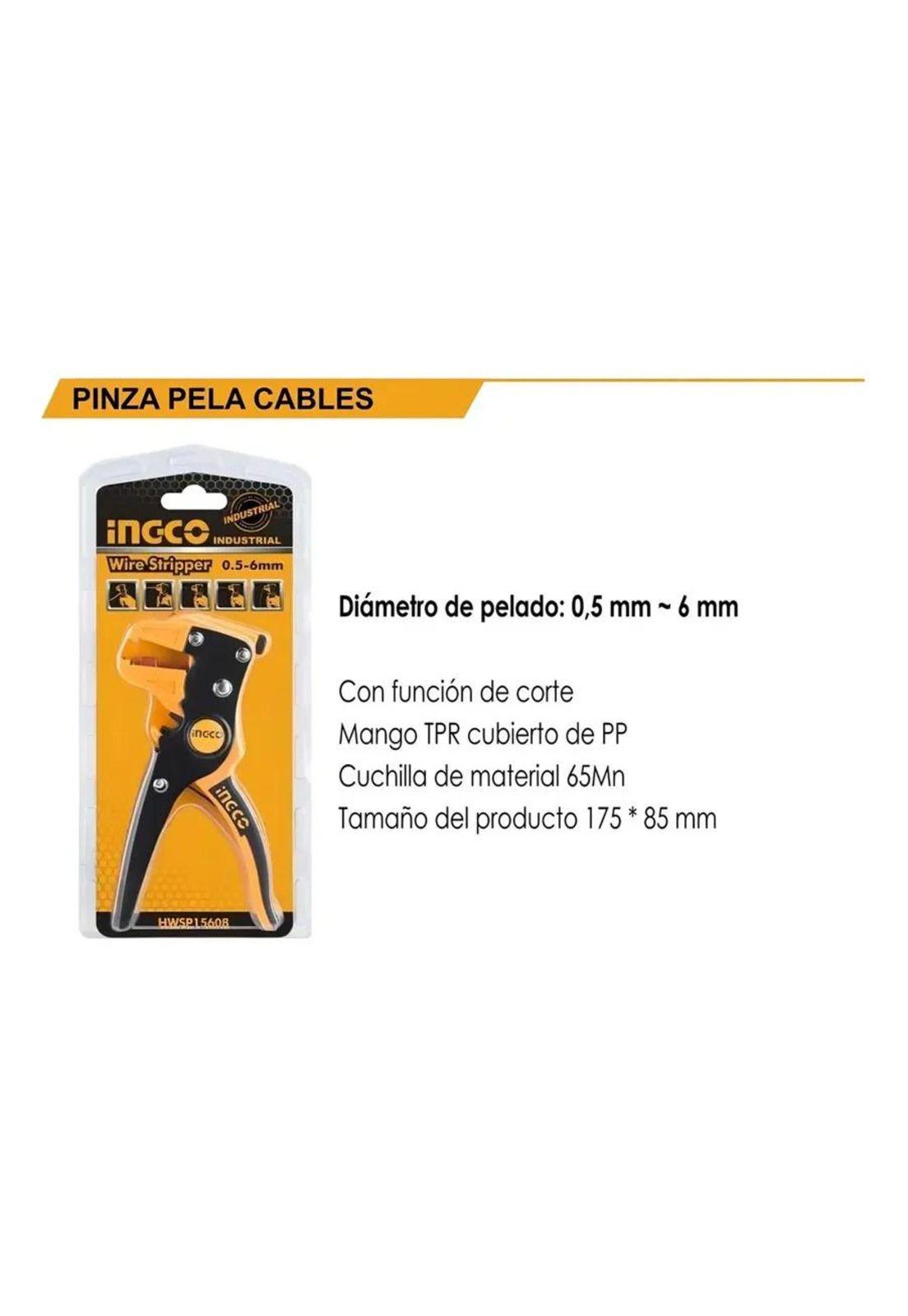 Alicate Pela Cable Industrial 160 Mm / 6 Ingco Hwsp15608-7