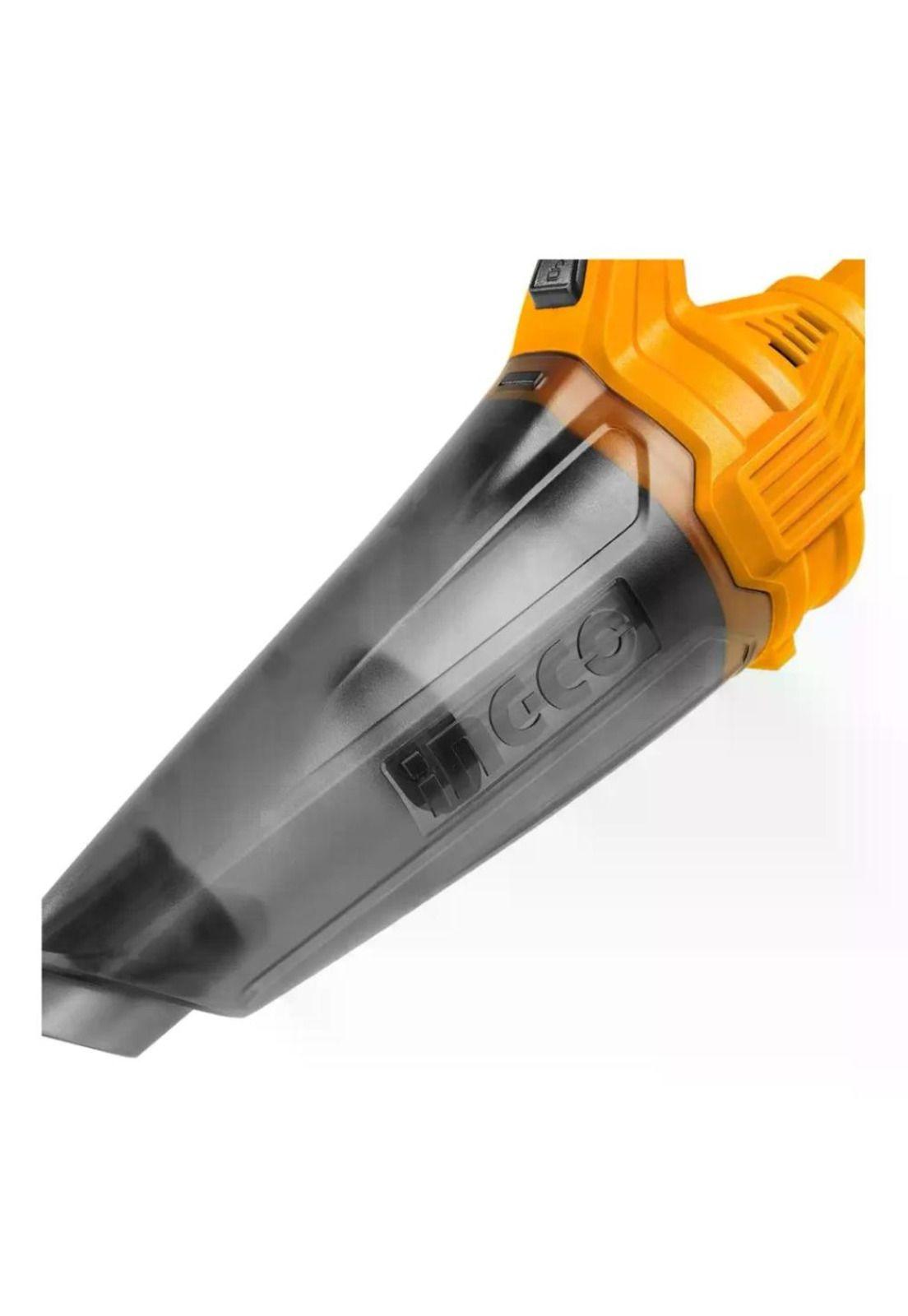 Aspiradora Inalambrica Ingco Con Cable Cargador Tipo C 0.5lts Cvli2026 Naranja Claro-2