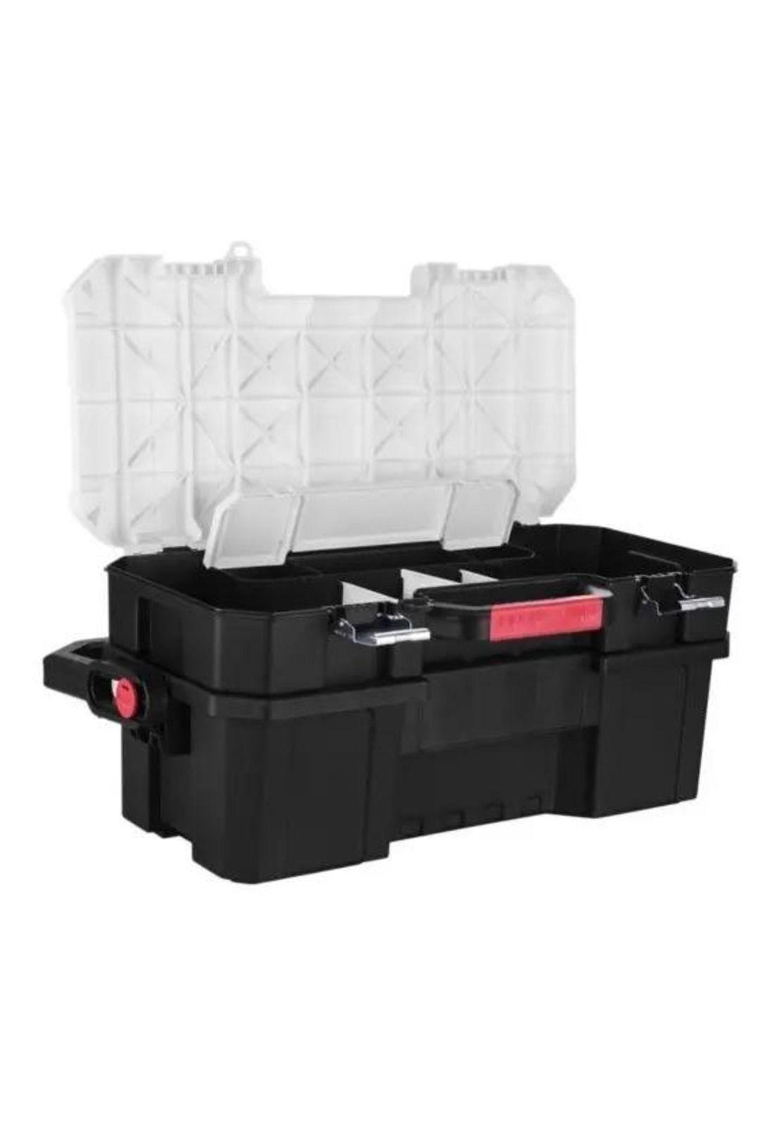 Caja Herramientas Plástica Ubermann 43x33x12 Cm Negro Negro/blanco/rojo-5