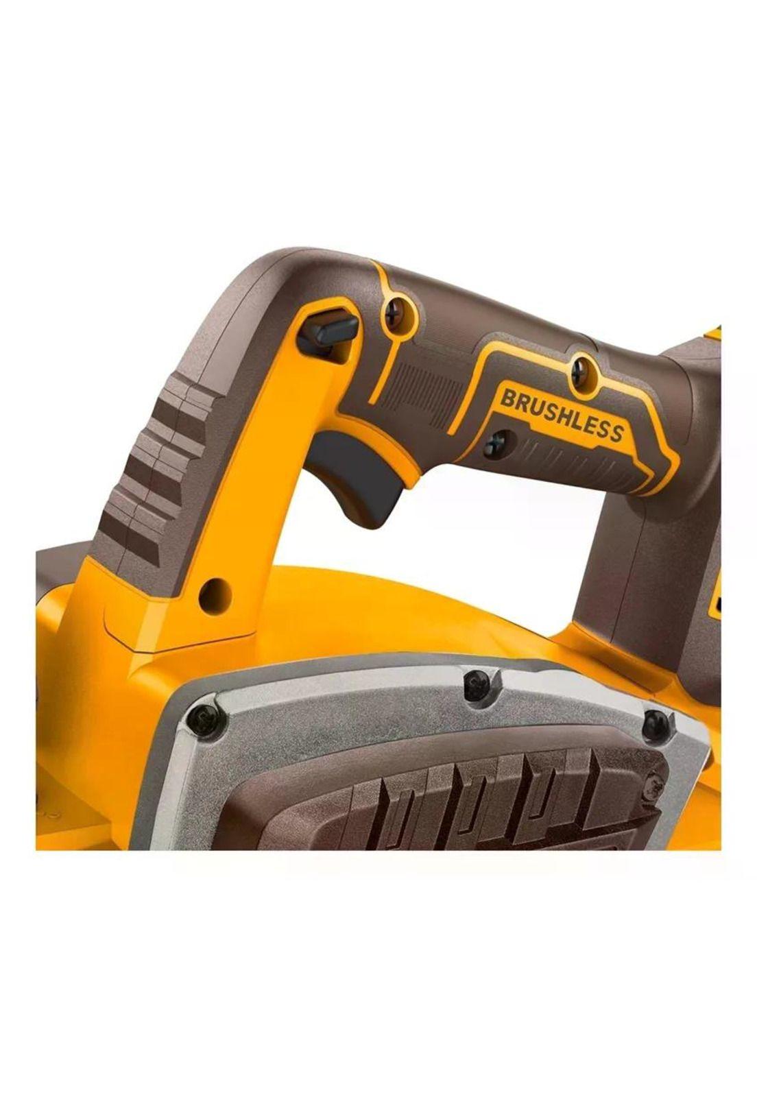 Cepilladora Cepillo Inalámbrica Ingco Brushles 20v Crli20401 Naranja Claro-2