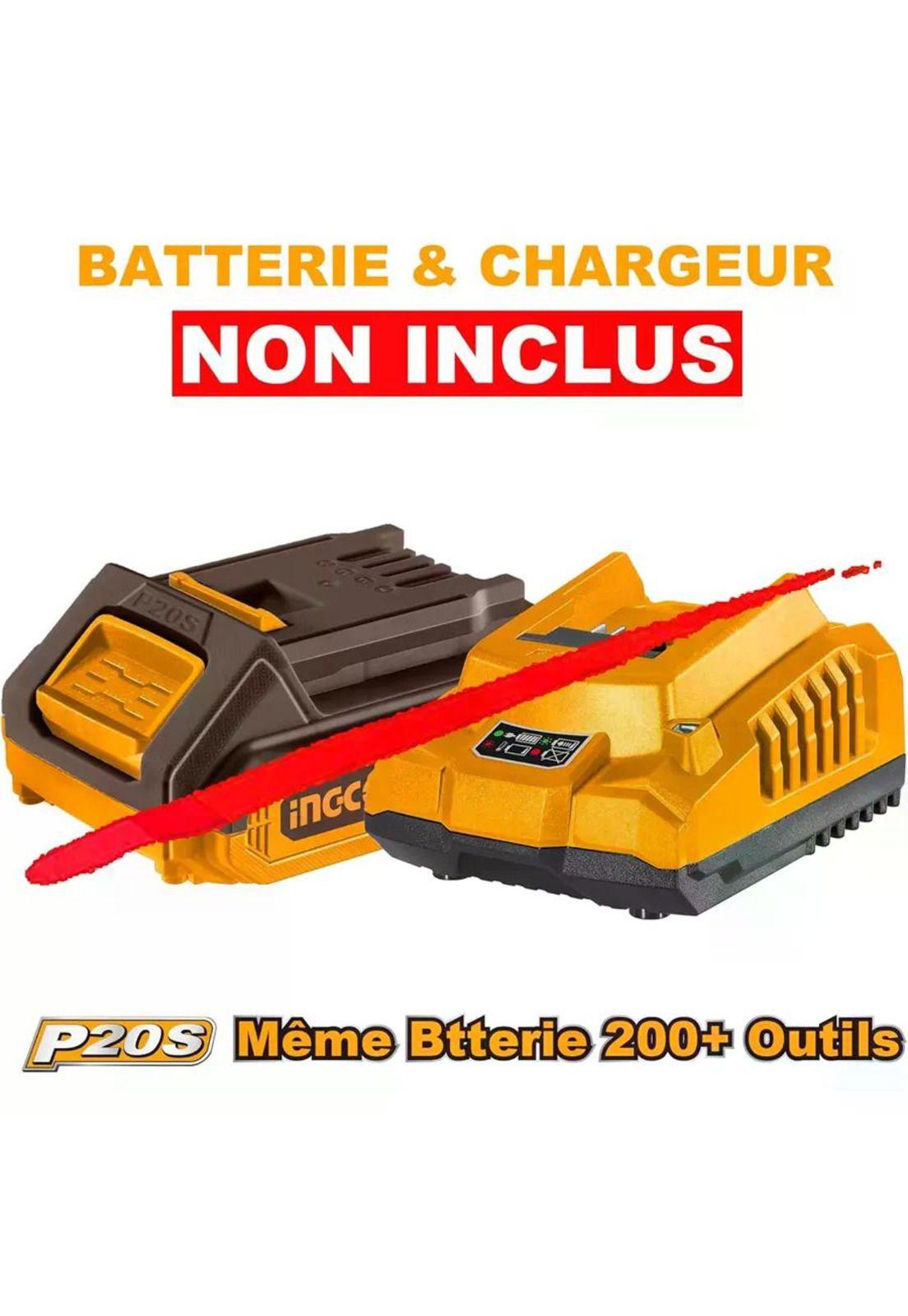 Llave De Impacto 400 Nm Inalambrica Ingco Ciwli20401 Color Naranja Frecuencia 50 Hz / 60 Hz 20v-7
