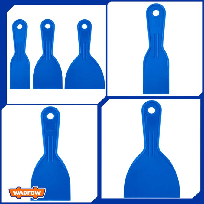 Set De Espatulas Plasticas 3 Piezas 50, 75, 100 Mm Wadfow-2