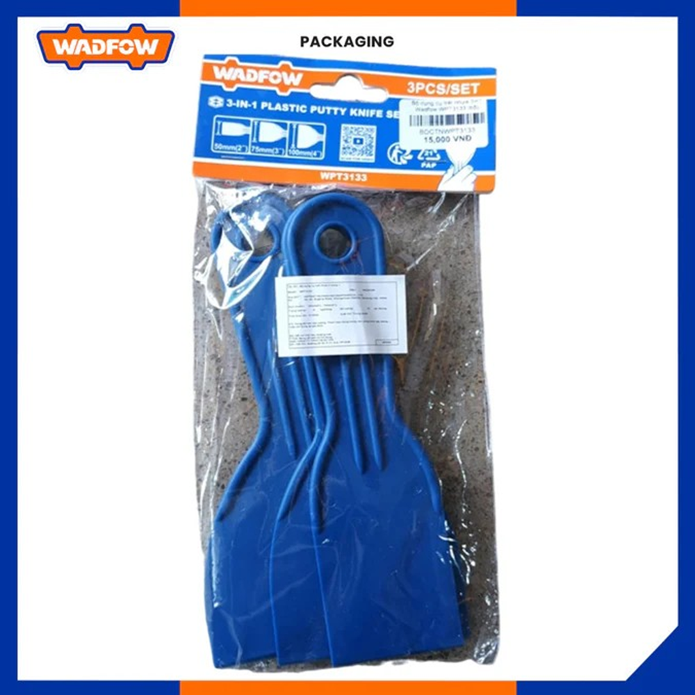 Set De Espatulas Plasticas 3 Piezas 50, 75, 100 Mm Wadfow-5
