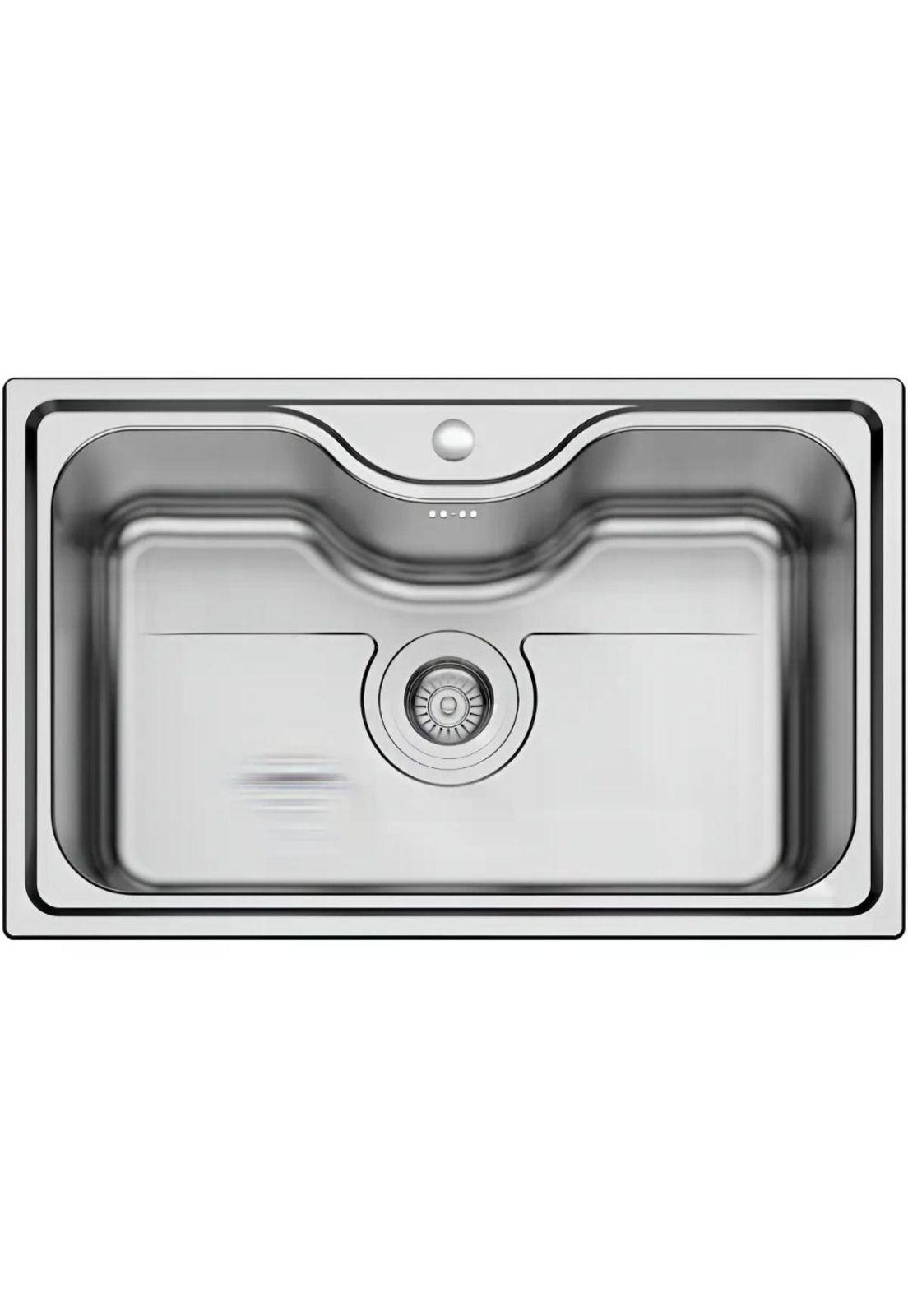 Lavaplatos Empotrable Empotrado 800x500x220 Mm Hessen Taumm Gris-0