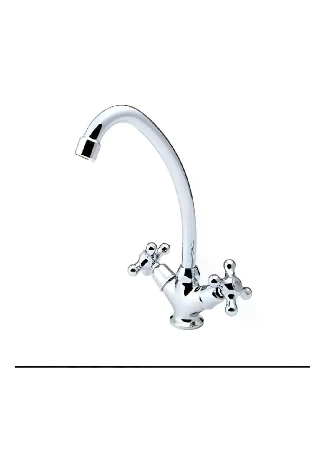 Monoblock Llave Para Lavaplato Bonn Taumm Gris-1