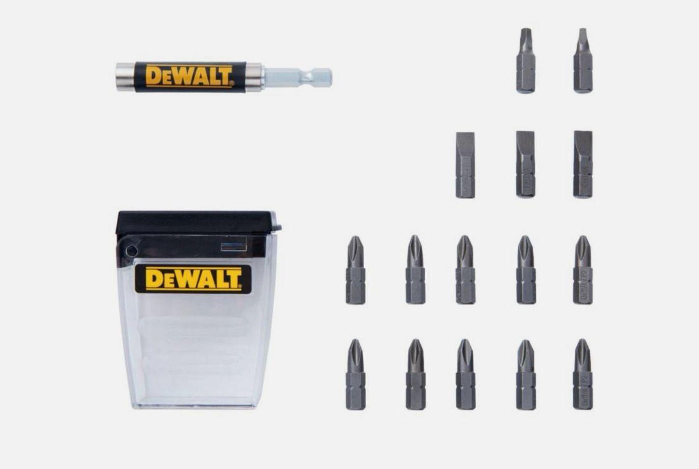 Set De Puntas Dewalt 16 Piezas + Guía Magnética Dw2053 -2
