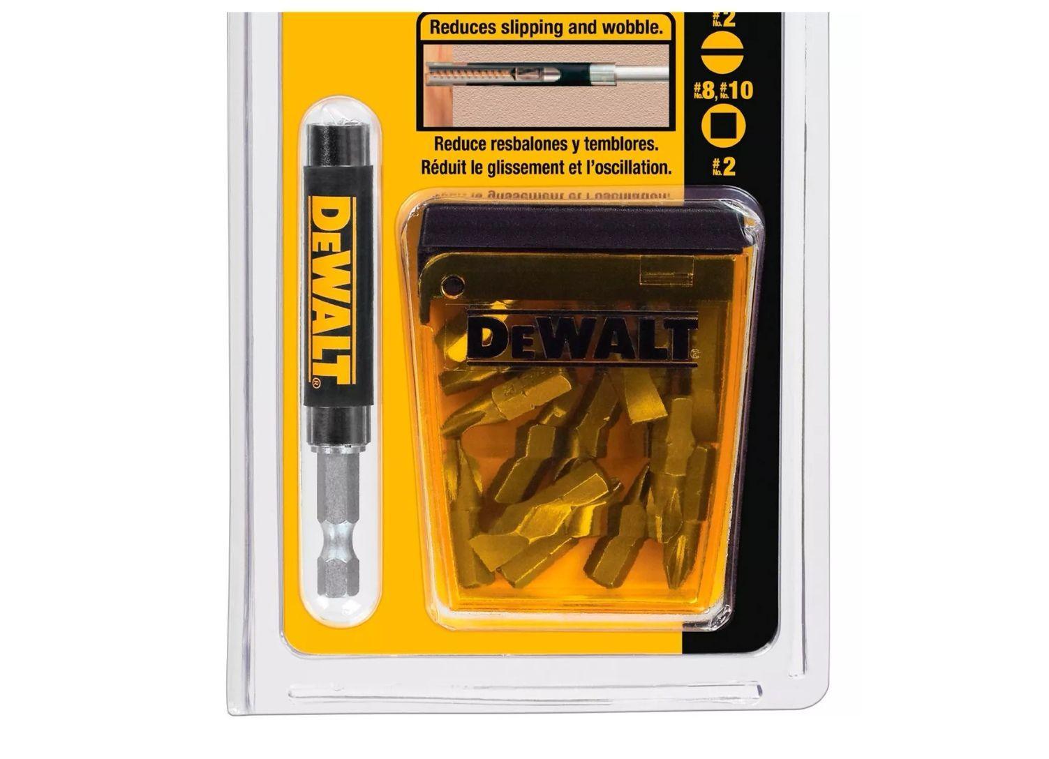 Set De Puntas Dewalt 16 Piezas + Guía Magnética Dw2053 -5