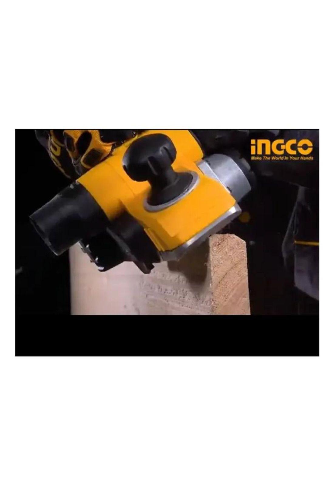 Cepillo Eléctrico Industrial Ingco 1050w + Acces Pl10508-7 Amarillo-6