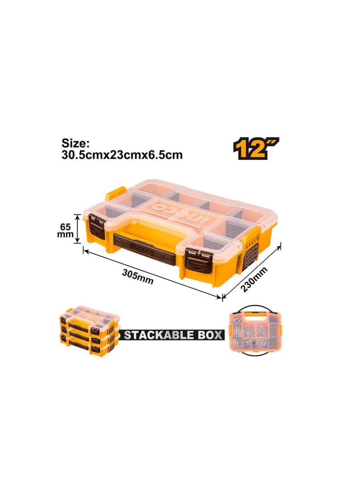 Organizador Plastico 12 Pulgadas 305x230x65  Apilable Ingco-3