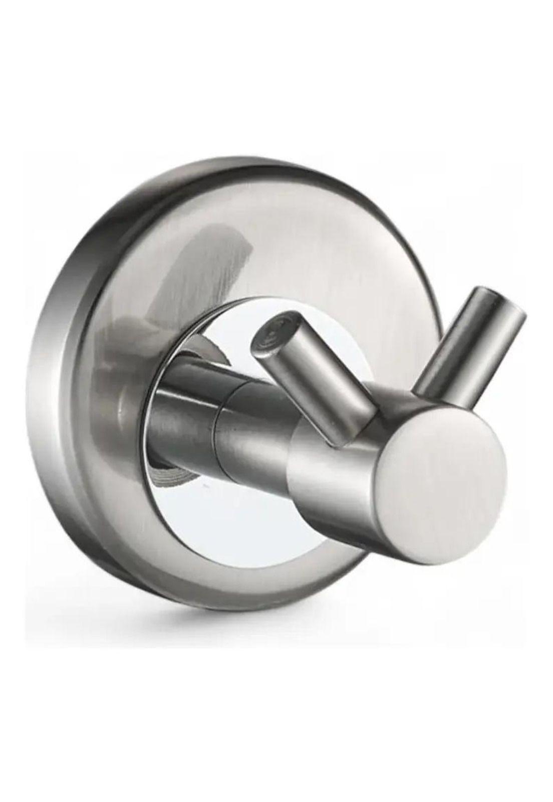 Set De Accesorios Baño Pared Freiburg Taumm Vidrio 6 Piezas Gris-3