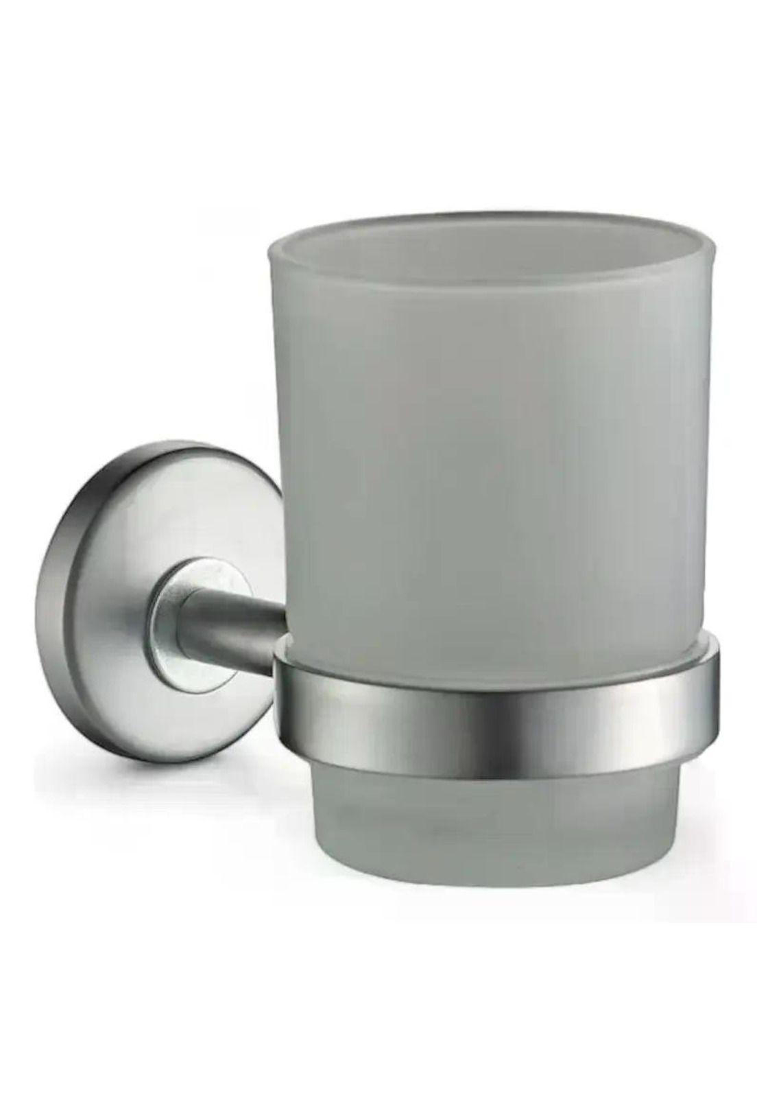 Set De Accesorios Baño Pared Freiburg Taumm Vidrio 6 Piezas Gris-6