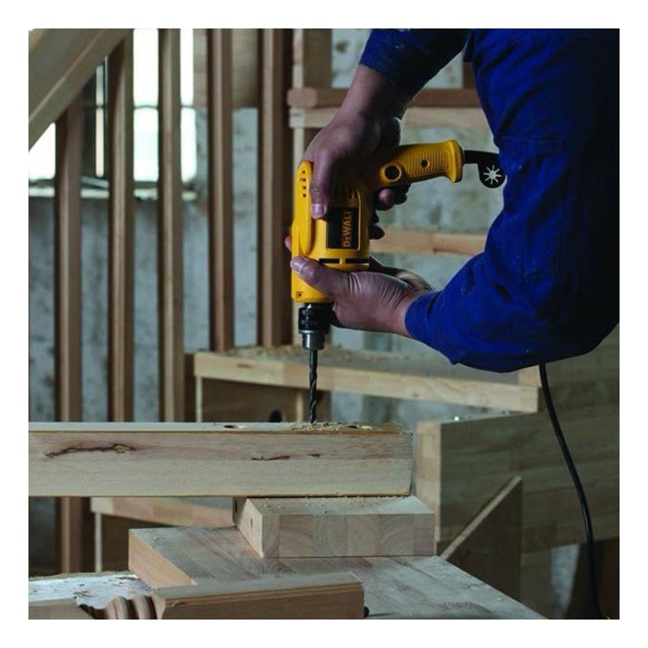 Taladro Rotación Eléctrico Dewalt 10 Mm 600 W 2800 Rpm-5